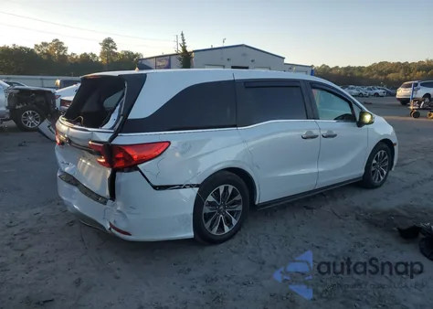 2022 Honda Odyssey Exl from USA, damaged, VIN 5FNRL6H74NB021512